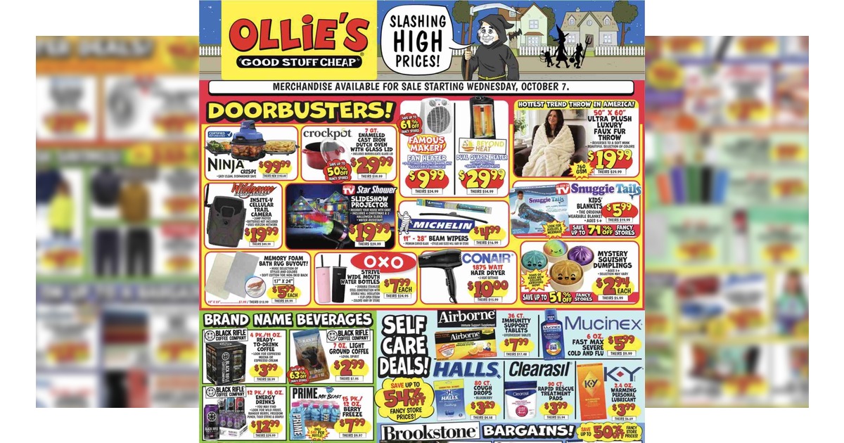 Ollie’s Weekly Ad (10/7/26 - 10/14/26) Preview!
