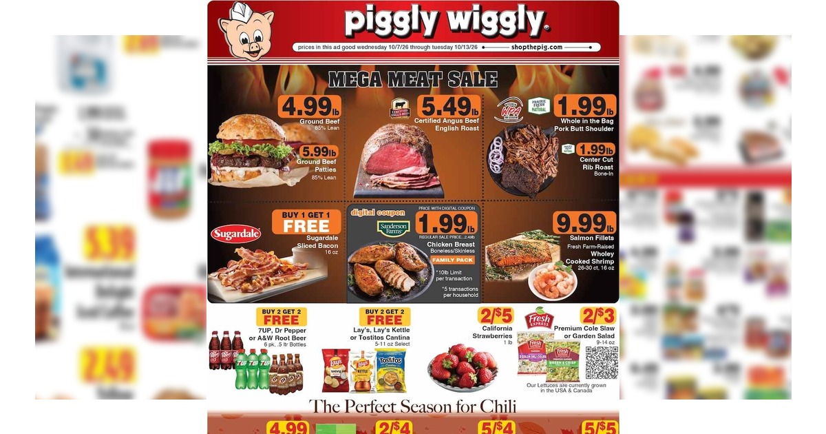 Piggly Wiggly Weekly (10/7/26 – 10/13/26) Ad Preview!