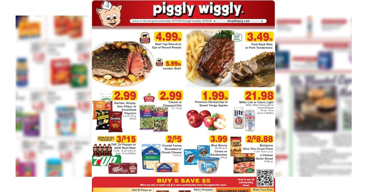 Piggly Wiggly Weekly (10/14/26 – 10/20/26) Ad Preview!
