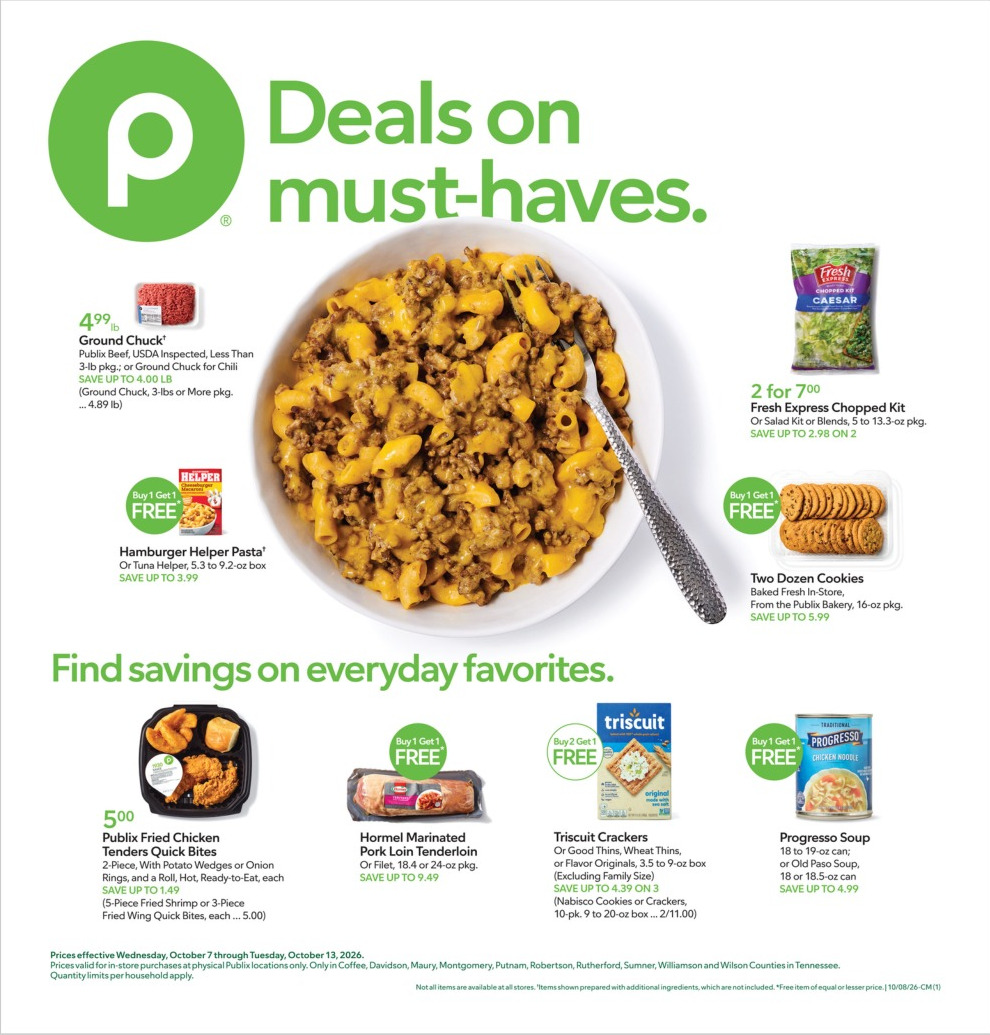 Publix weekly ad preview