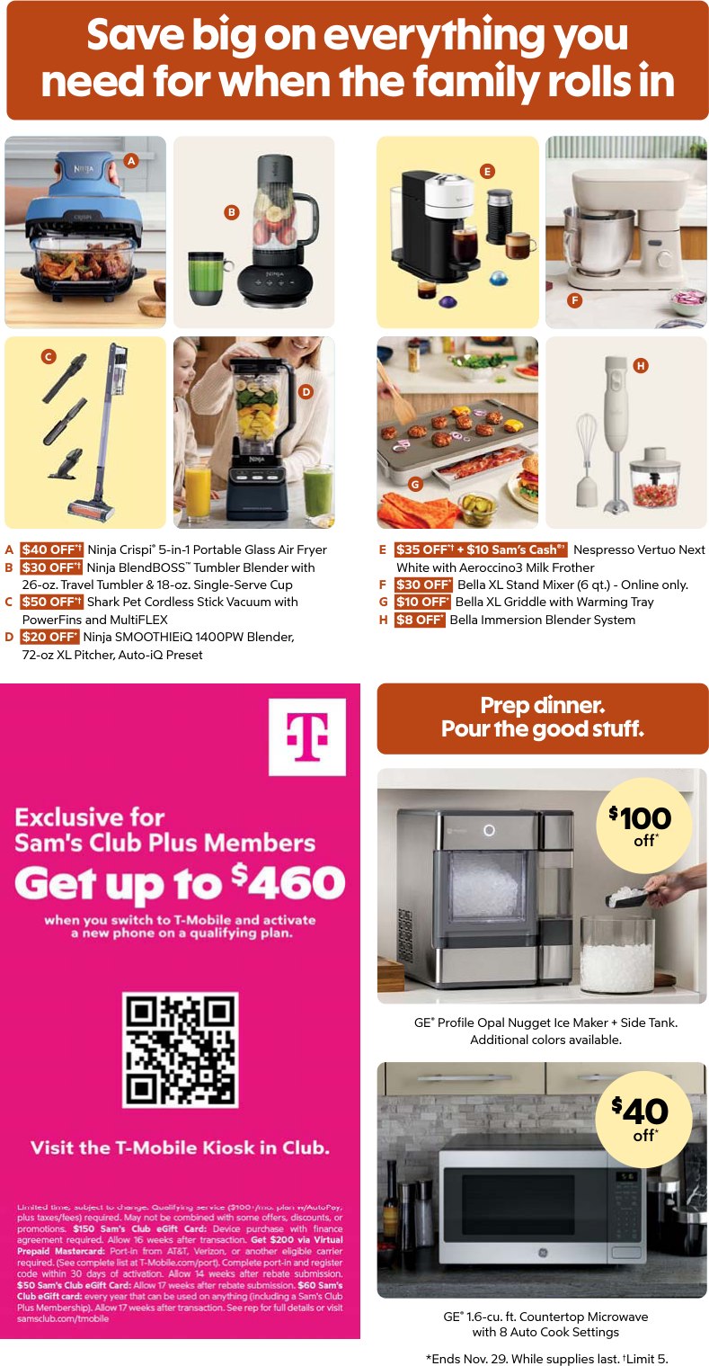 Sam's Club November 2026 Instant Savings