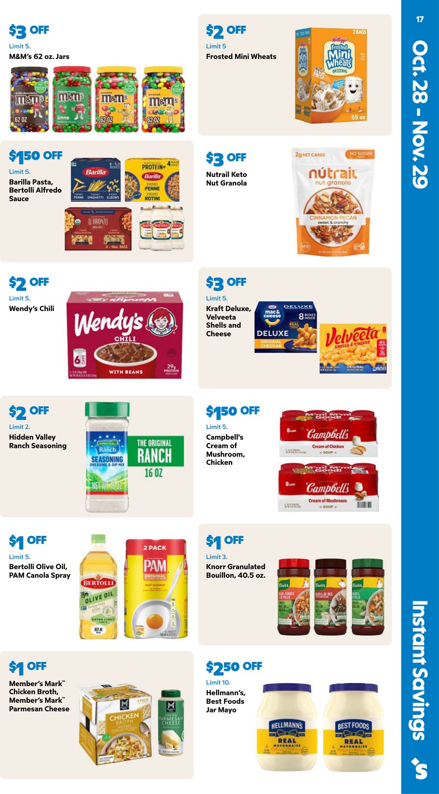 Sam's Club November 2026 Instant Savings
