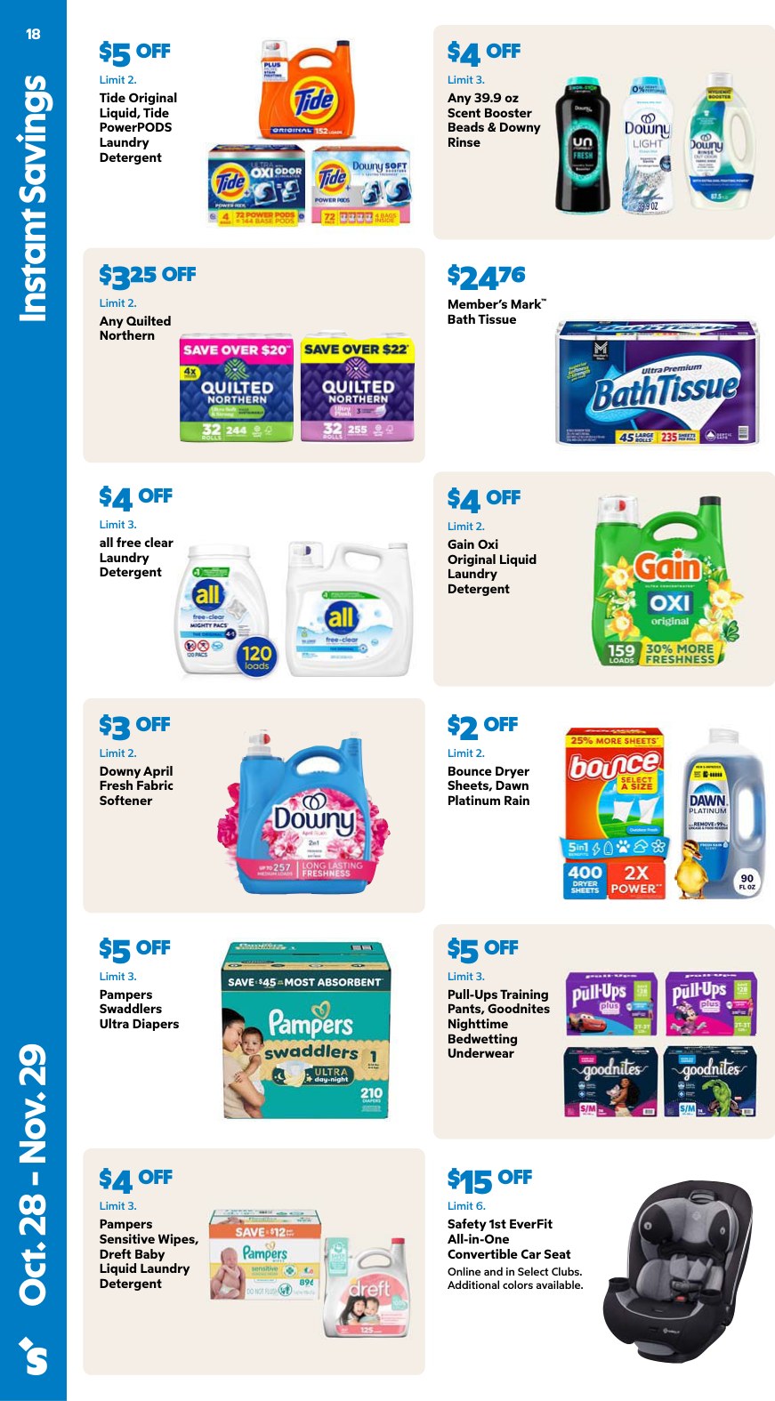Sam's Club November 2026 Instant Savings