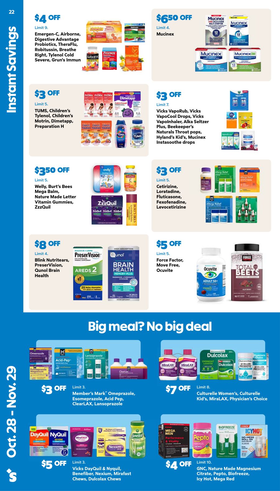 Sam's Club November 2026 Instant Savings
