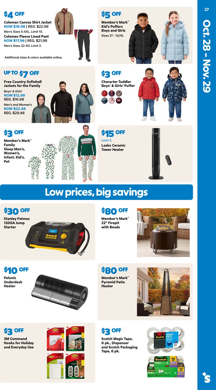 Sam's Club November 2026 Instant Savings