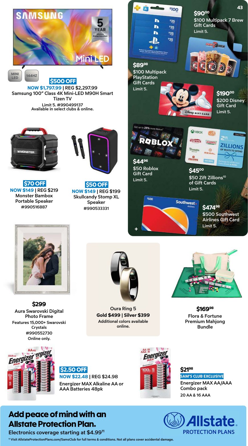 Sam's Club November 2026 Instant Savings