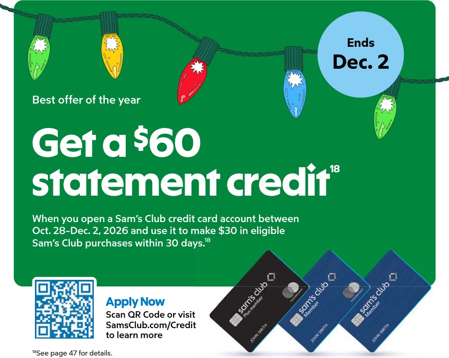 Sam's Club November 2026 Instant Savings