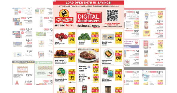 ShopRite Weekly Ad (10/30/26 - 11/5/26)