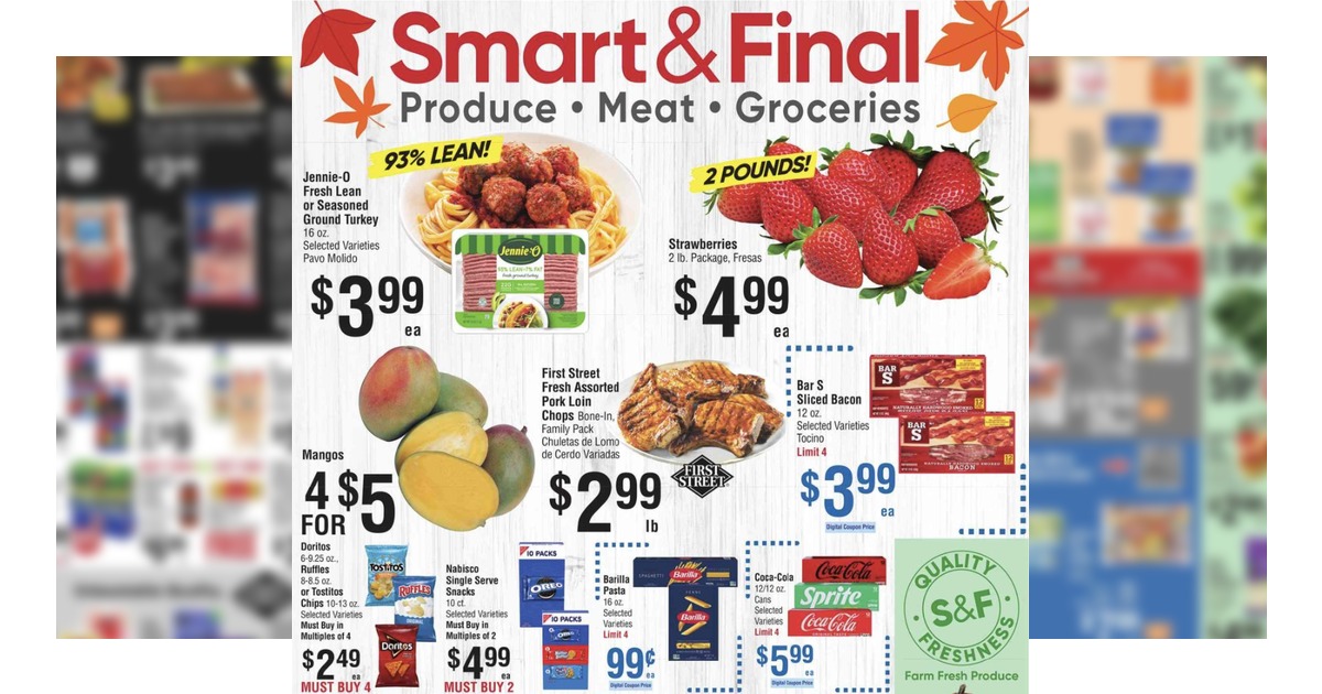 Smart and Final Weekly (10/14/26 – 10/20/26) Ad Preview!