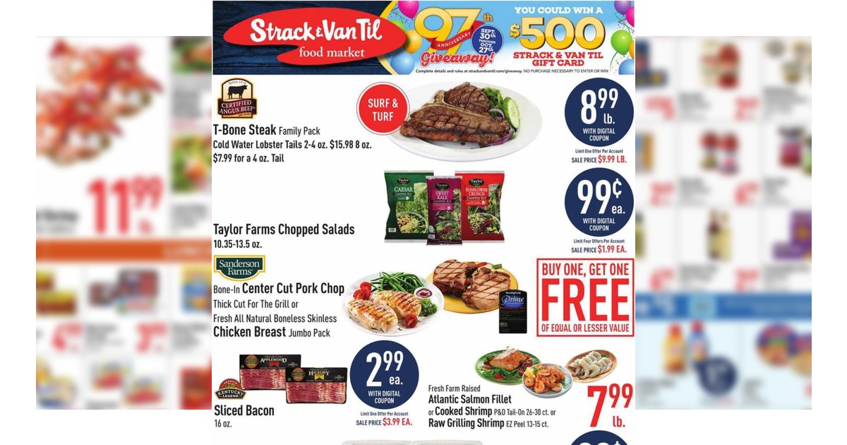 Strack and Van Til Ad (10/7/26 – 10/13/26) Weekly Preview!