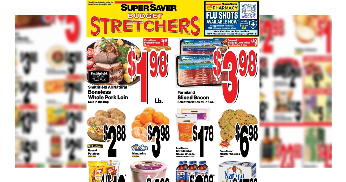 Super Saver Weekly Ad (10/21/26 – 10/27/26) Preview