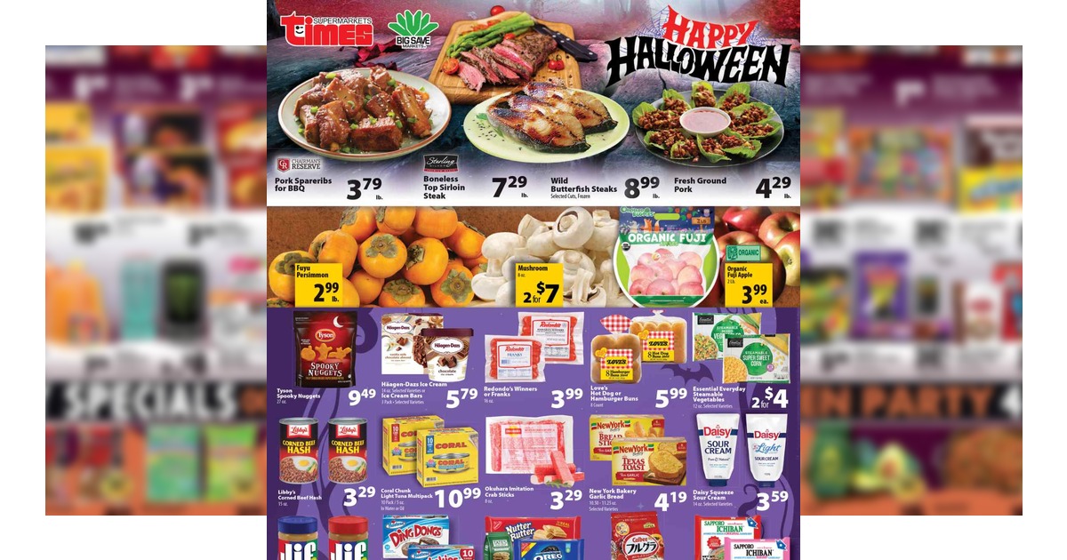 Times Supermarkets Weekly Ad (10/28/26 – 11/3/26) Early Preview