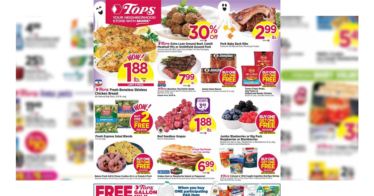 Tops Weekly Ad (10/25/26 - 10/31/26) Preview!